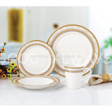 16 Piece Elegant Bone China